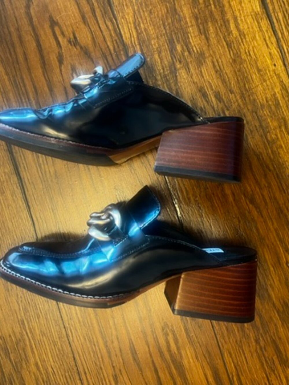 Women's Steve Madden Lorie Clog Shoe, Size 6, Black, 2" heel, Ex Cond! I ivendor - Picture 5 of 8